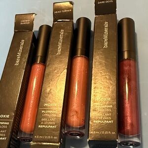 bareMinerals Moxie Plumping Lipgloss Trio - Coral and Berry